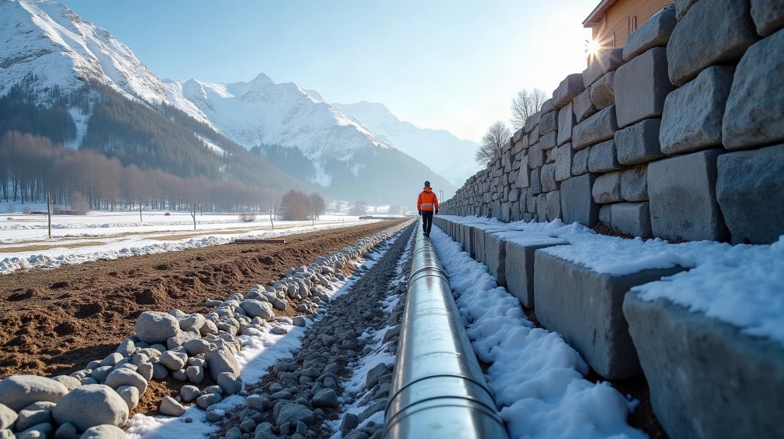 Fonte des neiges au printemps : la période de vigilance pour un mur de soutènement