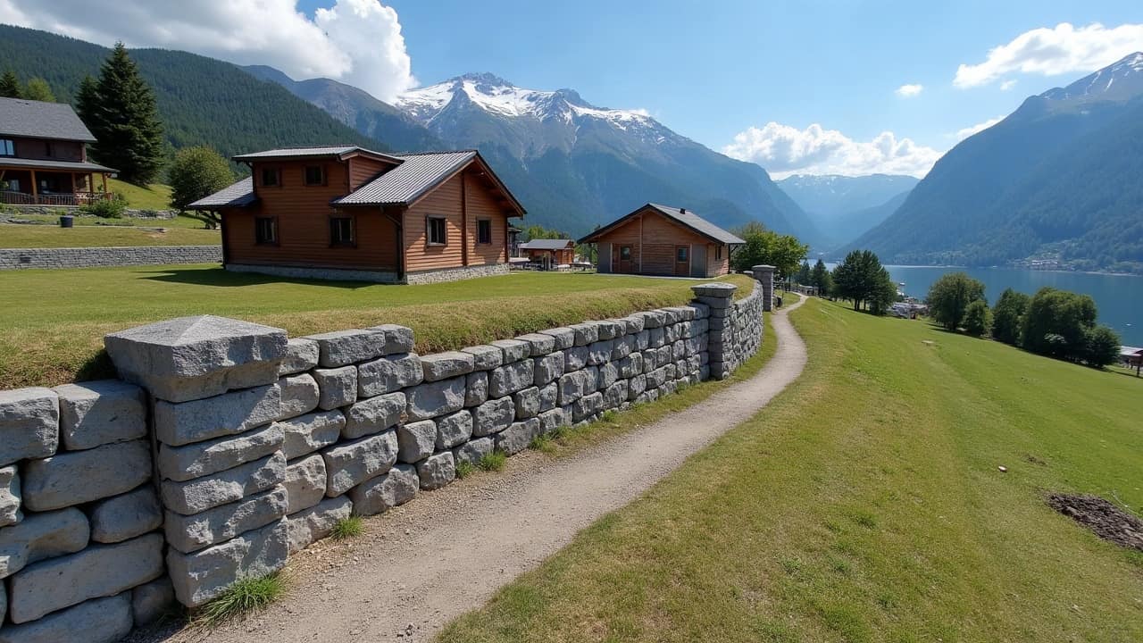 Mur de soutènement mitoyen entre deux propriétés, qui finance quoi