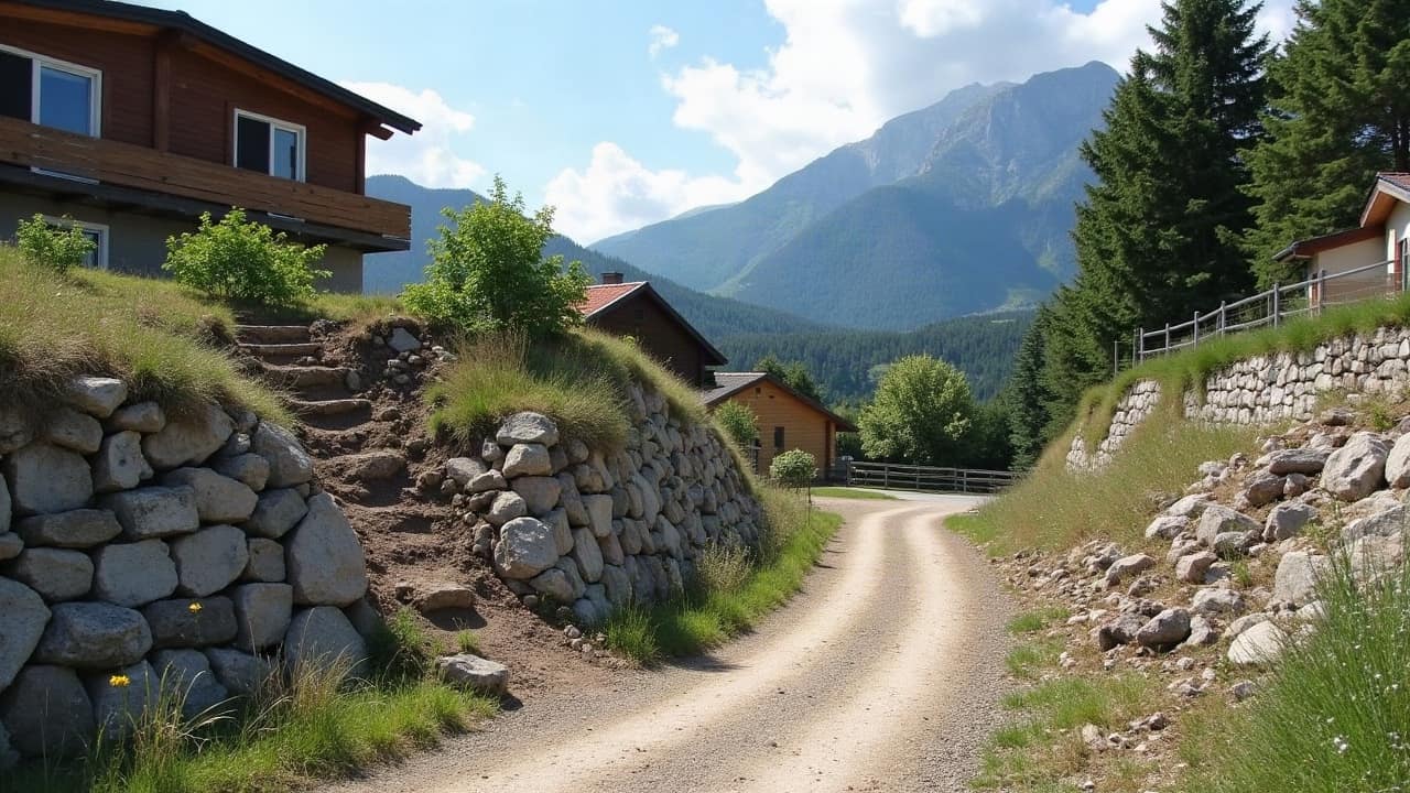 Protéger une clôture ou un mur mitoyen pendant les travaux de soutènement