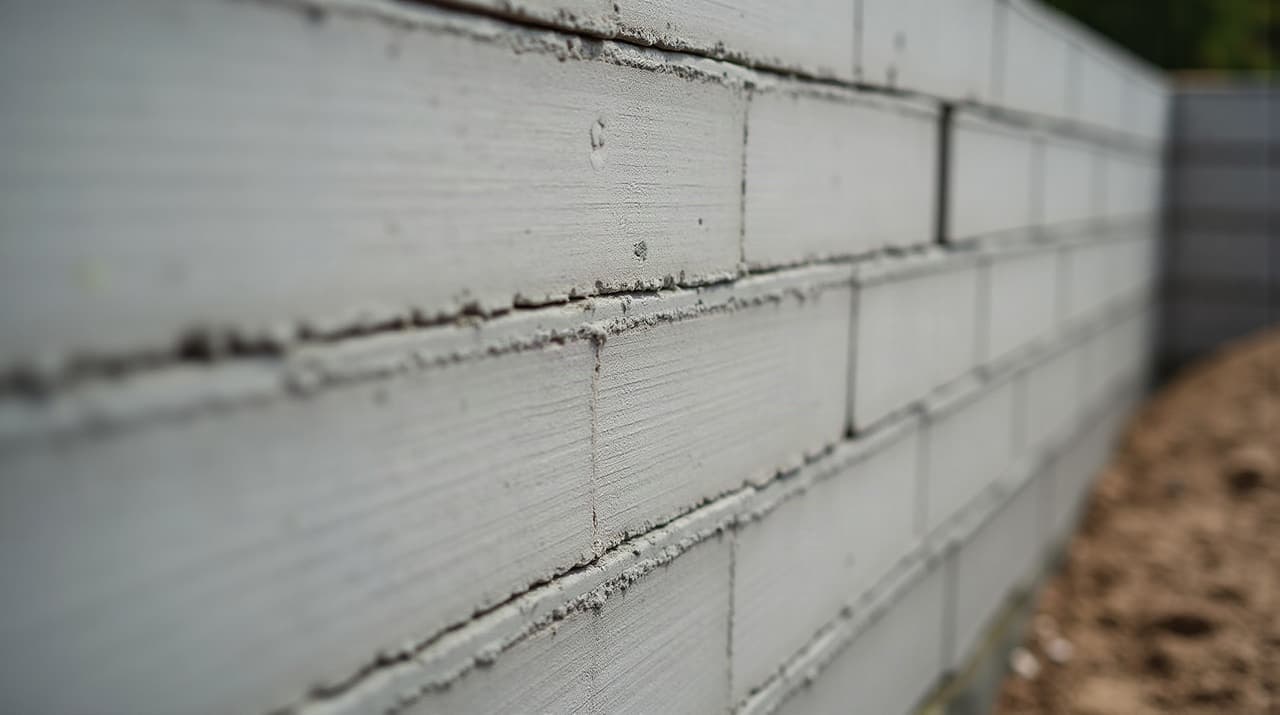 Mur de soutènement en béton banché sur le bassin lémanique