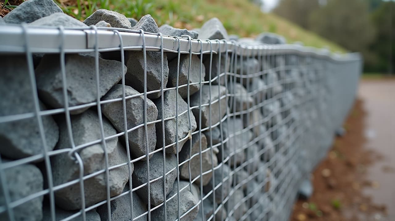 Mur en gabions pour parcelle contrainte en Haute-Savoie
